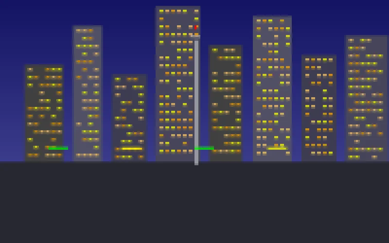 百家乐像素风格澳门城市夜景